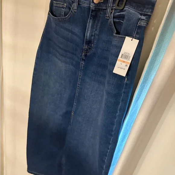 NWT - Jean Skirt / DKNY Denim Pencil Skirt/ Maxi Skirt - Picture 7 of 12